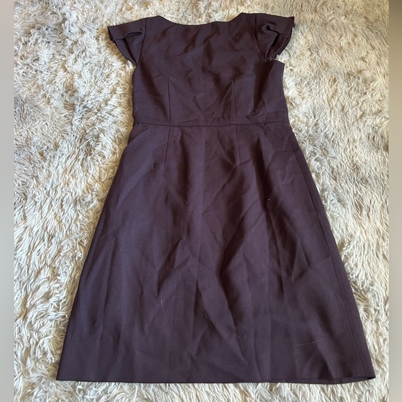 J Crew purple wool portfolio dress - Picture 4 of 4